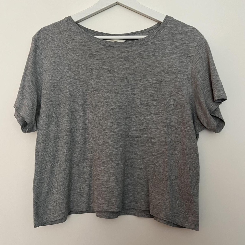 H&M Heather Gray Short Sleeve Tee